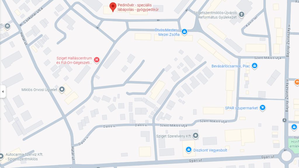 terkep szent miklos utja 8a pedinover